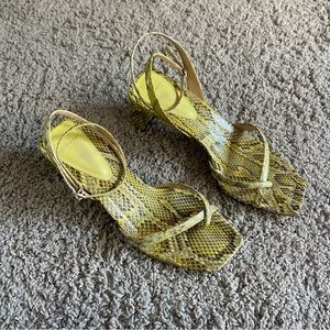 Alexandre Birman Snakeskin Heels